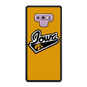 IOWA HAWKEYES UNIVERSITY BASKETBALL TEAM LOGO Samsung Galaxy Note 9 Case Cover