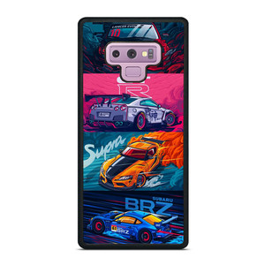 JAPAN RACING SPORTS CARS SUPRA GTR LANCER BRZ Samsung Galaxy Note 9 Case Cover JAPAN RACING SPORTS CARS SUPRA GTR LANCER BRZ Samsung Galaxy Note 9 Case Cover
