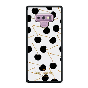 KATE SPADE NEW YORK LOGO BLACK CHERRIES Samsung Galaxy Note 9 Case Cover