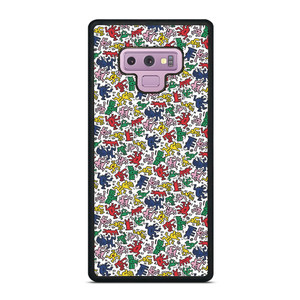 KEITH HARING ART COLORFUL FIGURES Samsung Galaxy Note 9 Case Cover KEITH HARING ART COLORFUL FIGURES Samsung Galaxy Note 9 Case Cover