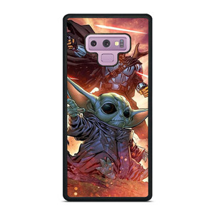 MANDALORIAN AND BABY YODA STAR WARS Samsung Galaxy Note 9 Case Cover MANDALORIAN AND BABY YODA STAR WARS Samsung Galaxy Note 9 Case Cover