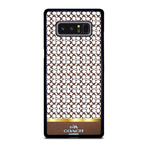COACH NEW YORK ICON BROWN EMBLEM Samsung Galaxy Note 8 Case Cover