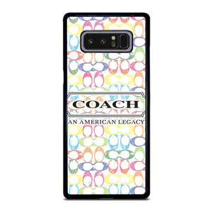 COACH NEW YORK LOGO AMERICAN LEGACY COLORFUL PATTERN Samsung Galaxy Note 8 Case Cover