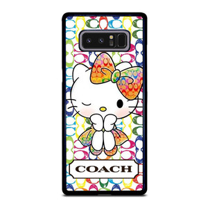 COACH NEW YORK LOGO CUTE HELLO KITTY Samsung Galaxy Note 8 Case Cover