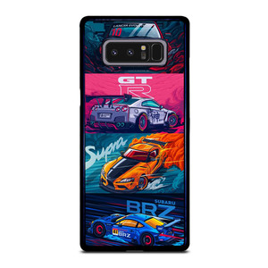 JAPAN RACING SPORTS CARS SUPRA GTR LANCER BRZ Samsung Galaxy Note 8 Case Cover