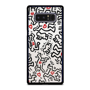 KEITH HARING ART HEART FIGURES Samsung Galaxy Note 8 Case Cover