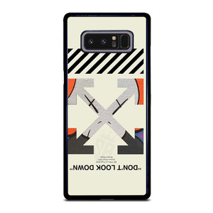 OFF WHITE KAWS LOGO DONT LOOK DOWN Samsung Galaxy Note 8 Case Cover