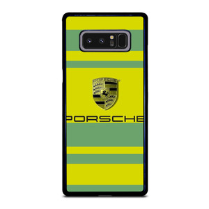 PORSCHE CAR LOGO YELLOW GREEN ICON Samsung Galaxy Note 8 Case Cover