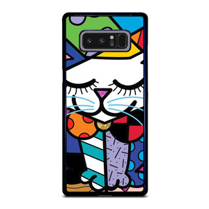 ROMERO BRITTO SERENE CAT ART Samsung Galaxy Note 8 Case Cover