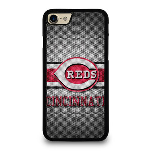 CINCINNATI RED MLB BASEBALL METAL iPhone 7 / 8 Case Cover