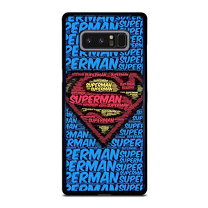 SUPERMAN TYPOGRAPHY LOGO Samsung Galaxy Note 8 Case Cover