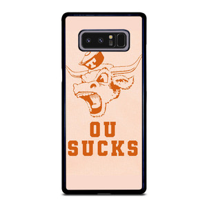 TEXAS LONGHORN ICON OU SUCKS LOGO FOOTBALL UNIVERSITY Samsung Galaxy Note 8 Case Cover