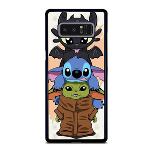 TOOTHLESS STITCH BABY YODA CUTE CARTOON Samsung Galaxy Note 8 Case Cover