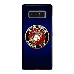 UNITED STATES US MARINE CORPS LOGO BLUE Samsung Galaxy Note 8 Case Cover UNITED STATES US MARINE CORPS LOGO BLUE Samsung Galaxy Note 8 Case Cover