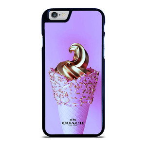 COACH NEW YORK LOGO GOLDEN ICE CREAM ICON iPhone 6 / 6S Case Cover