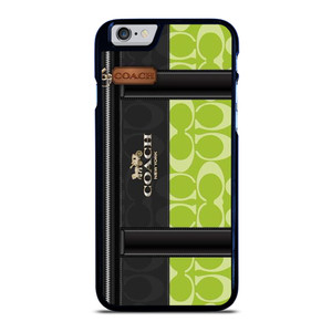 COACH NEW YORK LOGO GREEN BAG iPhone 6 / 6S Case Cover