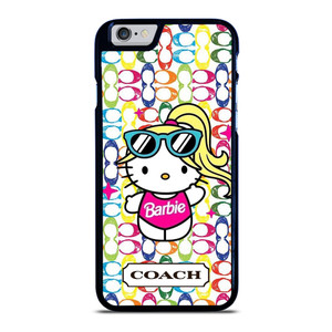 COACH NEW YORK LOGO HELLO KITTIE BARBIE iPhone 6 / 6S Case Cover