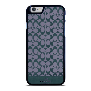 COACH NEW YORK LOGO PATTERN GREEN EMBLEM iPhone 6 / 6S Case Cover