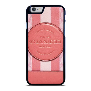 COACH NEW YORK LOGO PINK WALLET iPhone 6 / 6S Case Cover