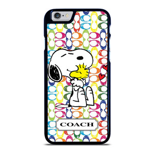 COACH NEW YORK LOGO SNOOPY THE PEANUTS iPhone 6 / 6S Case Cover
