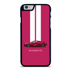 CORVETTE CAR C8 PINK iPhone 6 / 6S Case Cover