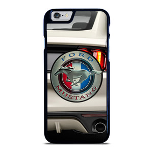 FORD MUSTANG CAR LOGO WHITE iPhone 6 / 6S Case Cover