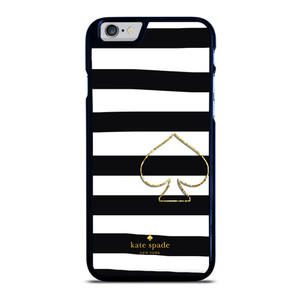 KATE SPADE NEW YORK BLACK STRIPES iPhone 6 / 6S Case Cover