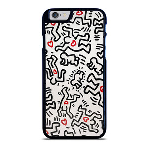 KEITH HARING ART HEART FIGURES iPhone 6 / 6S Case Cover