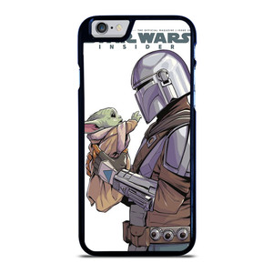 MANDALORIAN AND BABY YODA STAR WARS INSIDER iPhone 6 / 6S Case Cover MANDALORIAN AND BABY YODA STAR WARS INSIDER iPhone 6 / 6S Case Cover