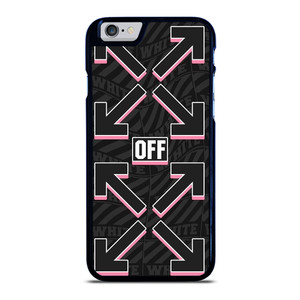 OFF WHITE LOGO BLACK PINK iPhone 6 / 6S Case Cover