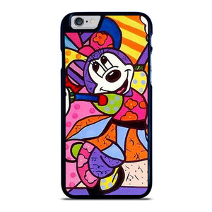 ROMERO BRITTO MINNIE MOUSE ART iPhone 6 / 6S Case Cover
