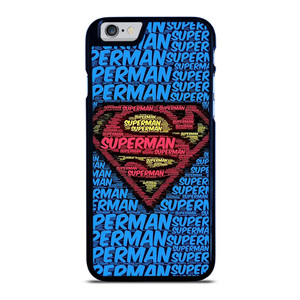 SUPERMAN TYPOGRAPHY LOGO iPhone 6 / 6S Case Cover