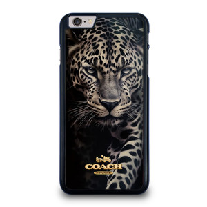 COACH NEW YORK LOGO LEOPARD iPhone 6 / 6S Plus Case Cover