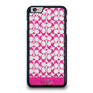 COACH NEW YORK LOGO PATTERN PINK EMBLEM iPhone 6 / 6S Plus Case Cover