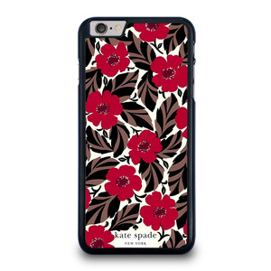 KATE SPADE NEW YORK LOGO RED ROSES iPhone 6 / 6S Plus Case Cover