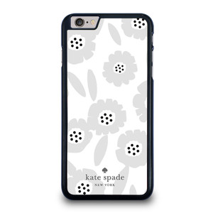 KATE SPADE NEW YORK LOGO WHITE FLOWER iPhone 6 / 6S Plus Case Cover