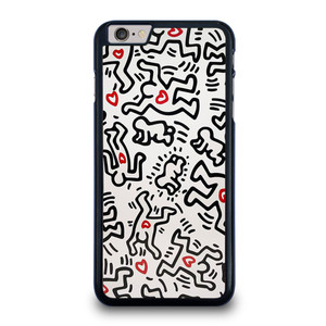 KEITH HARING ART HEART FIGURES iPhone 6 / 6S Plus Case Cover
