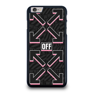 OFF WHITE LOGO BLACK PINK iPhone 6 / 6S Plus Case Cover