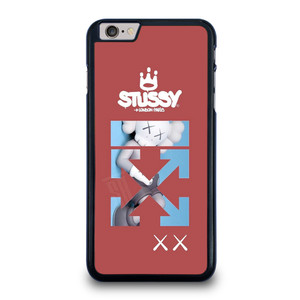 OFF WHITE STUSSY KAWS LOGO iPhone 6 / 6S Plus Case Cover