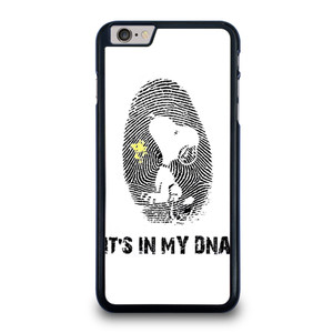 SNOOPY THE PEANUTS FINGER PRINT MY DNA iPhone 6 / 6S Plus Case Cover