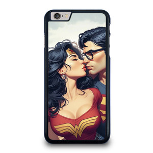 SUPERMAN WONDER WOMAN KISSING iPhone 6 / 6S Plus Case Cover