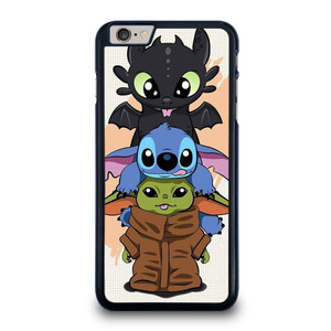 TOOTHLESS STITCH BABY YODA CUTE CARTOON iPhone 6 / 6S Plus Case Cover TOOTHLESS STITCH BABY YODA CUTE CARTOON iPhone 6 / 6S Plus Case Cover