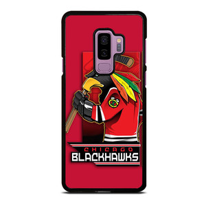 CHICAGO BLACKHAWKS HOCKEY TEAM LOGO MASCOT Samsung Galaxy S9 Plus Case Cover