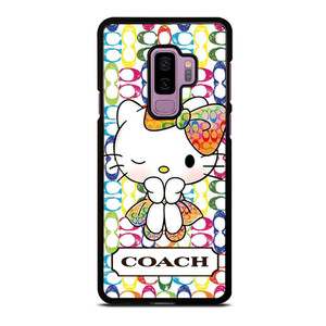 COACH NEW YORK LOGO CUTE HELLO KITTY Samsung Galaxy S9 Plus Case Cover