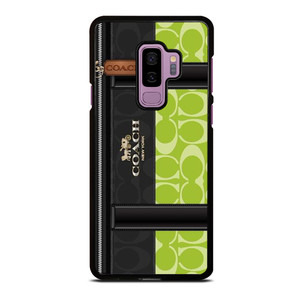 COACH NEW YORK LOGO GREEN BAG Samsung Galaxy S9 Plus Case Cover