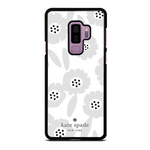 KATE SPADE NEW YORK LOGO WHITE FLOWER Samsung Galaxy S9 Plus Case Cover