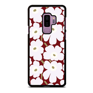 MARIMEKO HERITAGE WHITE RED FLOWER Samsung Galaxy S9 Plus Case Cover