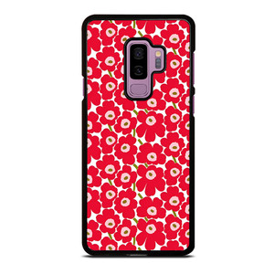 MARIMEKO PATTERN RED POPPY FLOWER Samsung Galaxy S9 Plus Case Cover