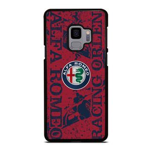 ALFA ROMEO LOGO ART CAR ICON Samsung Galaxy S9 Case Cover ALFA ROMEO LOGO ART CAR ICON Samsung Galaxy S9 Case Cover