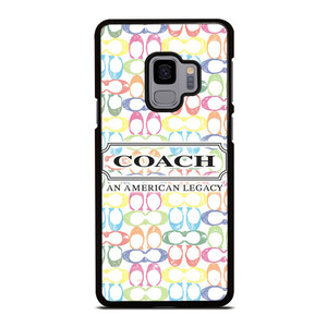 COACH NEW YORK LOGO AMERICAN LEGACY COLORFUL PATTERN Samsung Galaxy S9 Case Cover